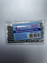 Carregar imagem no visualizador da galeria, KIT BROCA ESCALONADA/ BROCA AÇO RÁPIDO 7/64 C/10 LOTUS