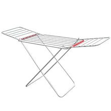 Carregar imagem no visualizador da galeria, VARAL DE ALUMINIO CHÃO C/ABA 2,06 x 0,90 x 0,56 m