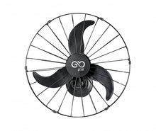 Carregar imagem no visualizador da galeria, VENTILADOR PAREDE 60CM PRETO GOAR BIVOLT