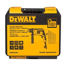 Carregar imagem no visualizador da galeria, Furadeira Impacto Dewalt 710w Dwd502ka +Maleta e Brocas 220V