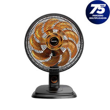 Carregar imagem no visualizador da galeria, VENTILADOR MESA 40CM 15 PÁS  OURO MALLORY 220
