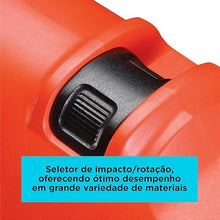 Carregar imagem no visualizador da galeria, Furadeira Impacto.3/8(10mm)  560w 127v Blackdecker
