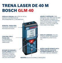 Carregar imagem no visualizador da galeria, Trena Laser  40mt Bosch Glm40
