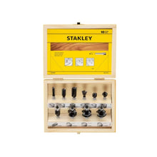 Carregar imagem no visualizador da galeria, Jogo de Fresas para Tupia 10pcs (1/4POL) STANLEY
