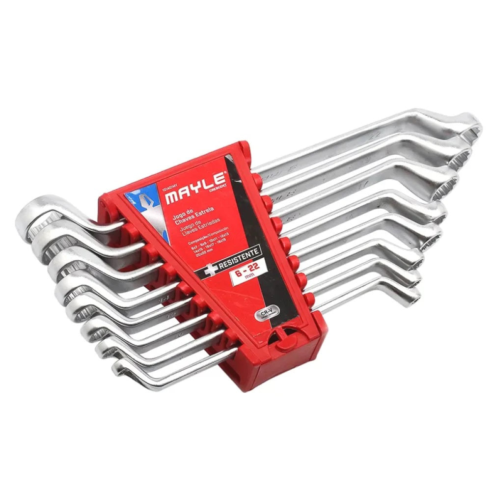 CHAVE ESTRIA 6A22MM 8PCS MAYLE  EN