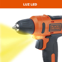 Carregar imagem no visualizador da galeria, Parafusadeira/Furadeira 12v Com 13  Acessorios + Caixa Black E Decker
